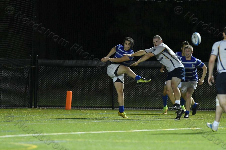 Wheaton Men\'s Rugby vs Mass Maritime.  Photo by Keith Nordstrom
